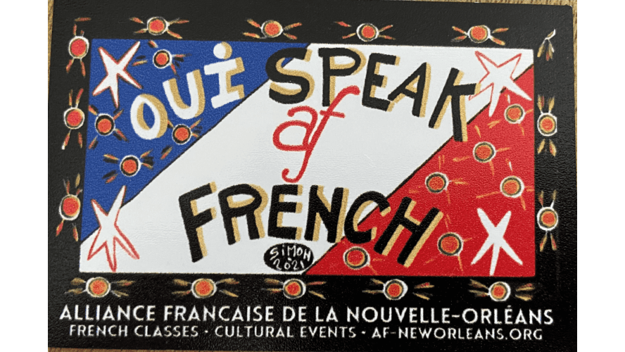 "Oui Speak French" Magnet